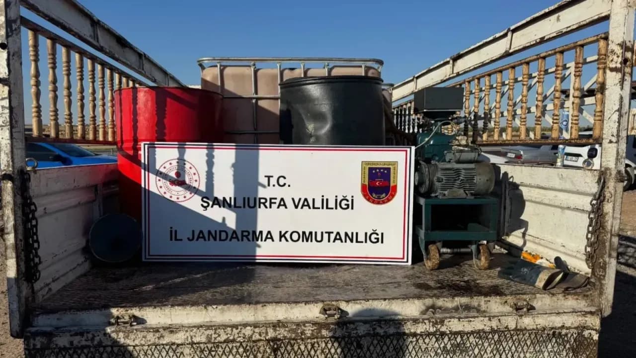 Şanlıurfa’da kaçak akaryakıt operasyonu! 650 litre ele geçirildi