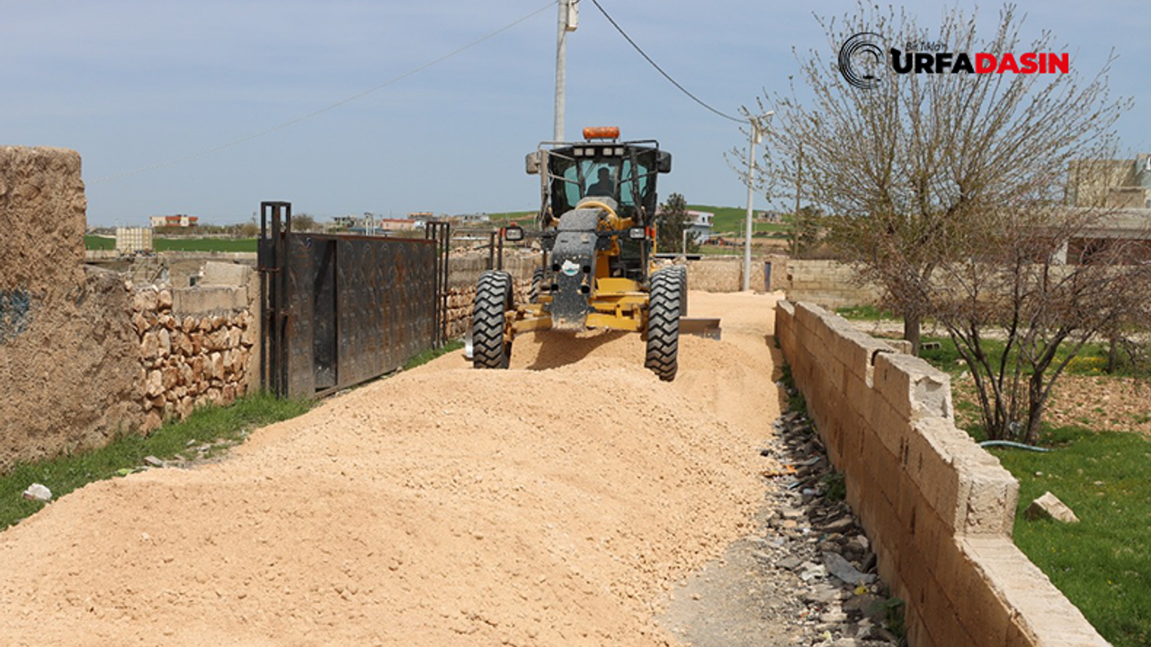 Şanlıurfa'da Konforlu Ulaşım İçin Kırsalda Çalışmalar Devam Ediyor