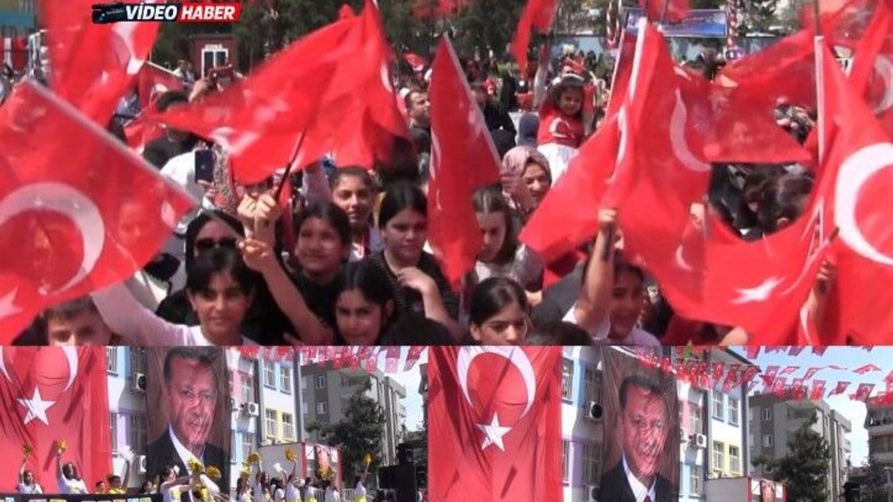 Şanlıurfa’da, 23 Nisan coşkuyla kutlandı