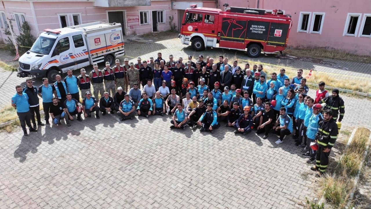 Şanlıurfa’da Deprem Senaryolu UMKE Tatbikatı Gerçekleştirildi