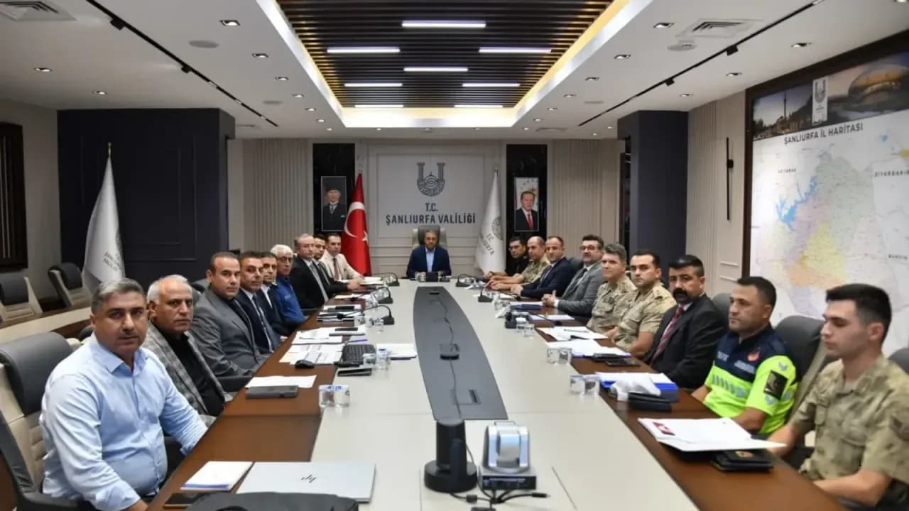 Şanlıurfa’da okullarda güvenlik önlemleri masaya yatırıldı