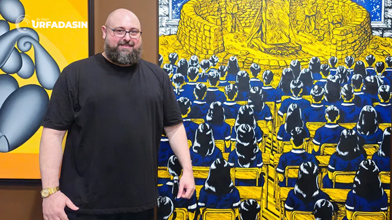 Göbeklitepe’yi Rüyasında Gördü Tuvale Yansıttı