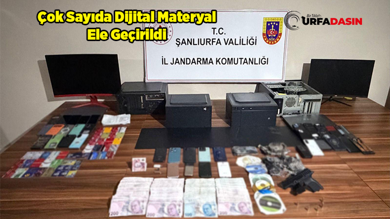 Şanlıurfa’da Banka ve Kredi Kartı Dolandırıcılığı Operasyonu: 14 Gözaltı