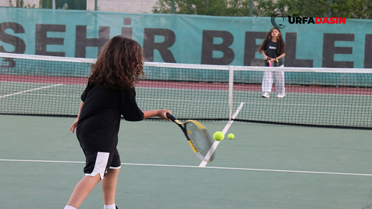 Şanlıurfa'da 23 Nisan Tenis Turnuvası Başladı