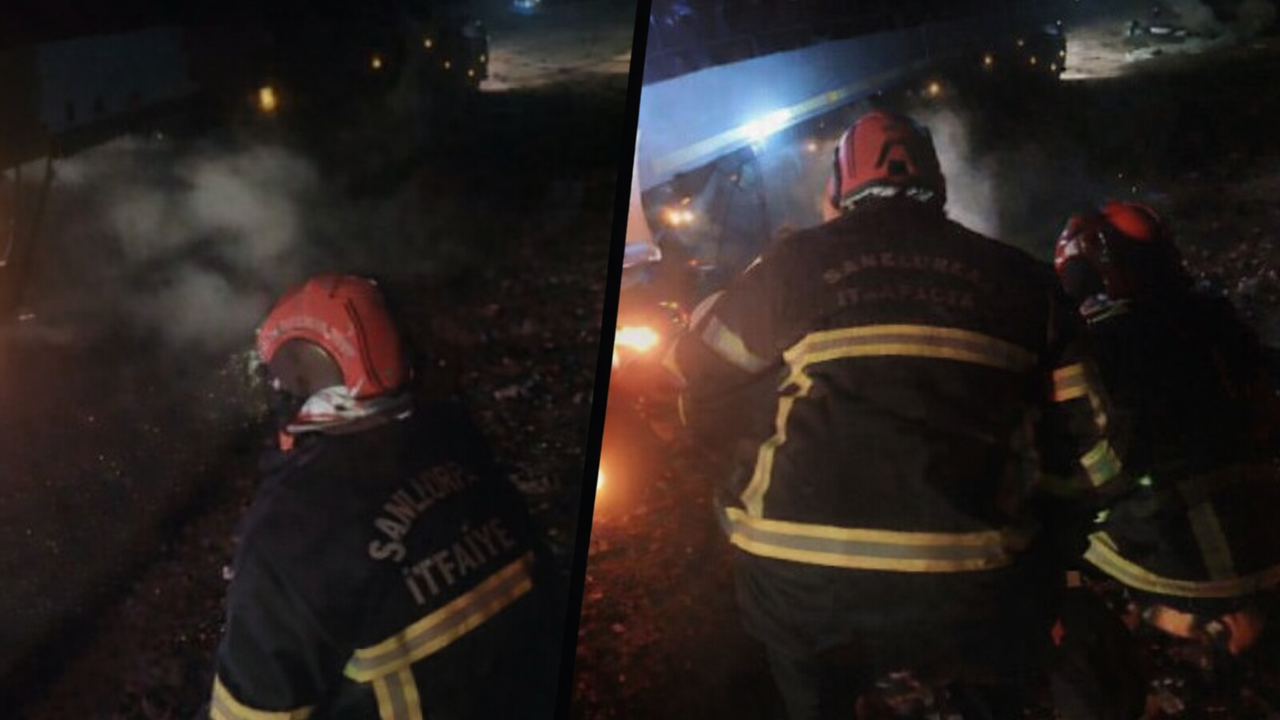 Siverek Devlet Hastanesi Kavşağında Panik Anları
