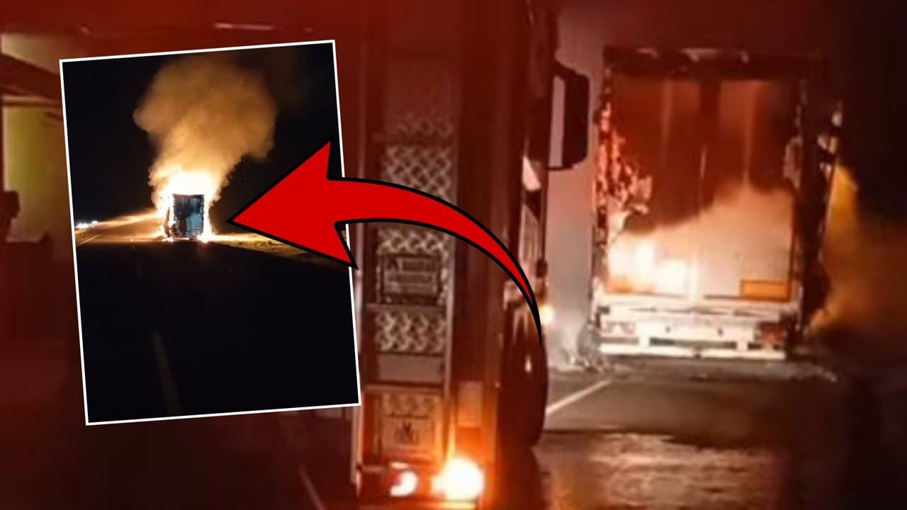 Şanlıurfa Karayolunda Korku Dolu Dakikalar: Yol Ulaşıma Kapandı