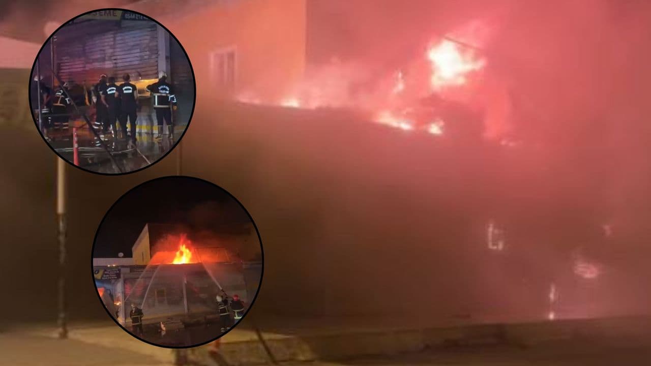 Şanlıurfa’da Sanayi Sitesinde Korkutan Yangın: 2 İş Yeri Kullanılamaz Hale Geldi